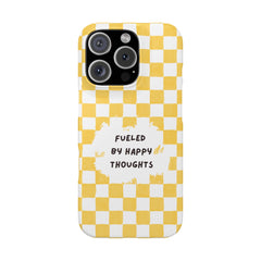 Fueled By Happy Thoughts - Phone Case