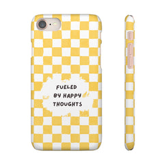 Fueled By Happy Thoughts - Phone Case