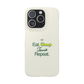 Eat, Sleep, Tennis, Repeat - Phone Case