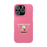 No Music, No Life - Pink Phone Case