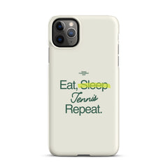 "Eat, Sleep, Tennis, Repeat" iPhone Snap Case - Phone Case - Lufora