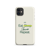 "Eat, Sleep, Tennis, Repeat" iPhone Snap Case - Phone Case - Lufora