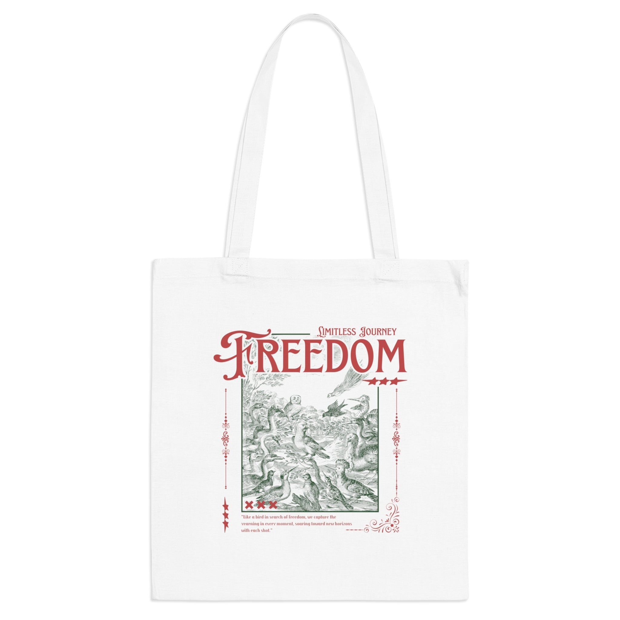 "Freedom Journey" Unisex Tote Bag - Bags - Lufora