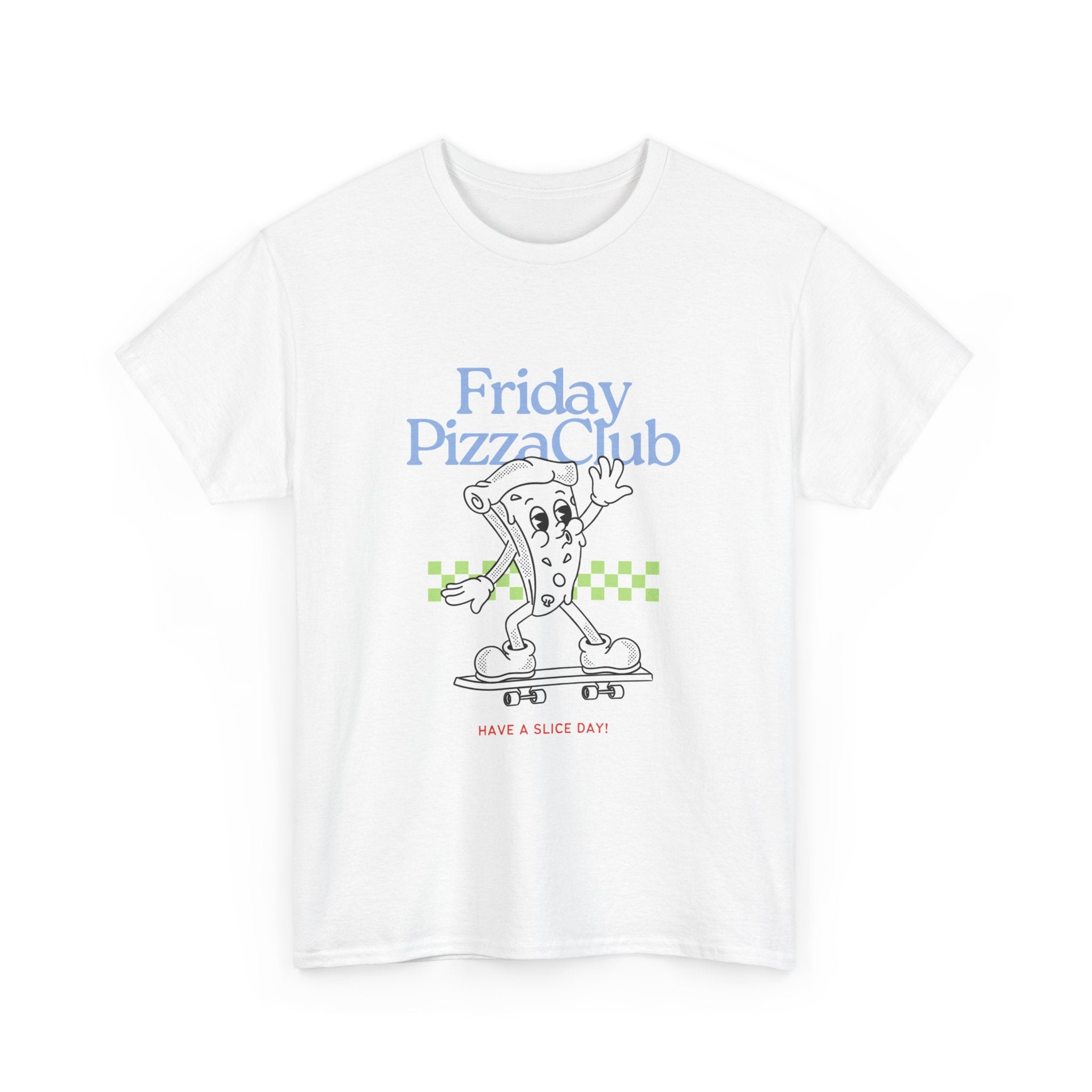 "Friday Pizza Club" Unisex Oversized T-Shirt - T-Shirt - Lufora