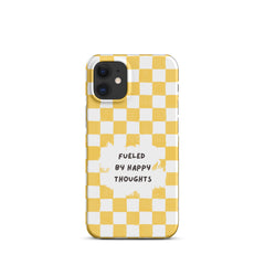 "Fueled By Happy Thoughts" iPhone Snap Case - Phone Case - Lufora