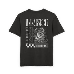 "Illusion" Unisex Oversized T-Shirt - T-Shirt - Lufora
