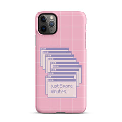 "Just 5 More Minutes" iPhone Snap Case - Phone Case - Lufora