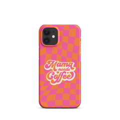 "Mama Needs Coffee" iPhone Snap Case - Phone Case - Lufora
