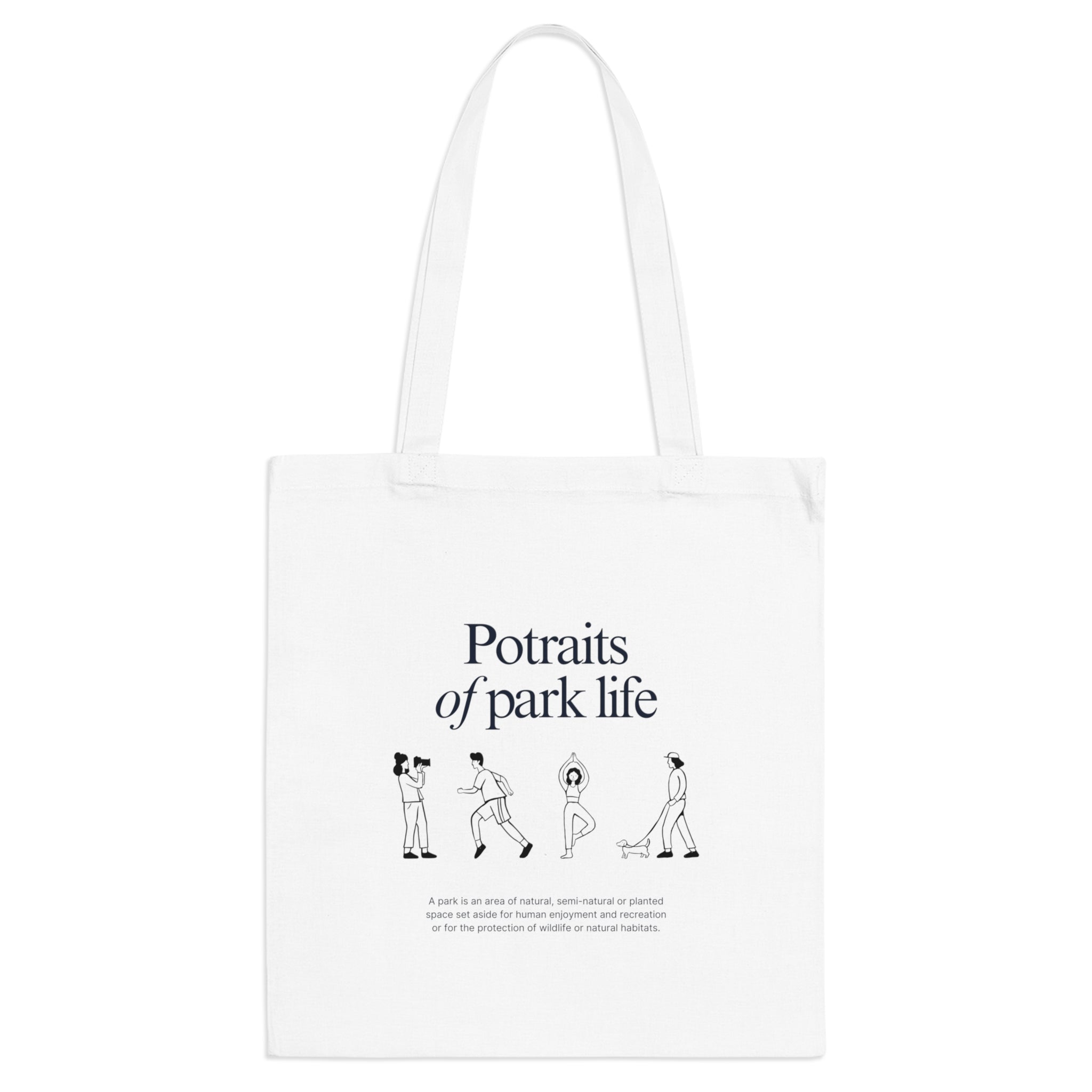 "Portraits of Park Life" Unisex Tote Bag - Bags - Lufora