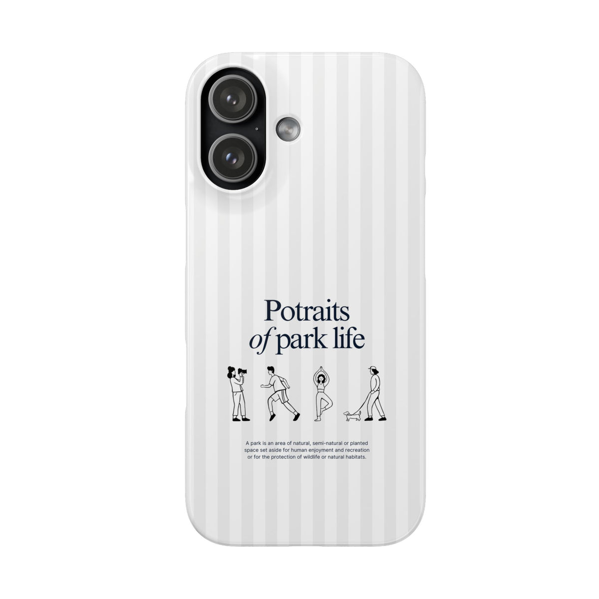 Portraits of Park Life - Phone Case
