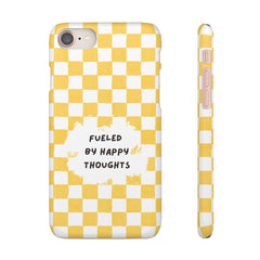 Fueled By Happy Thoughts - Phone Case