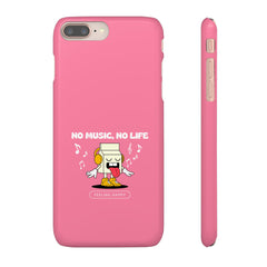 No Music, No Life - Pink Phone Case