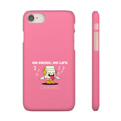 No Music, No Life - Pink Phone Case