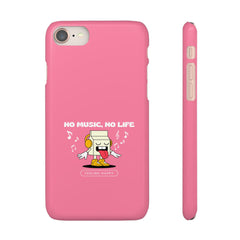 No Music, No Life - Pink Phone Case