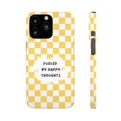 Fueled By Happy Thoughts - Phone Case