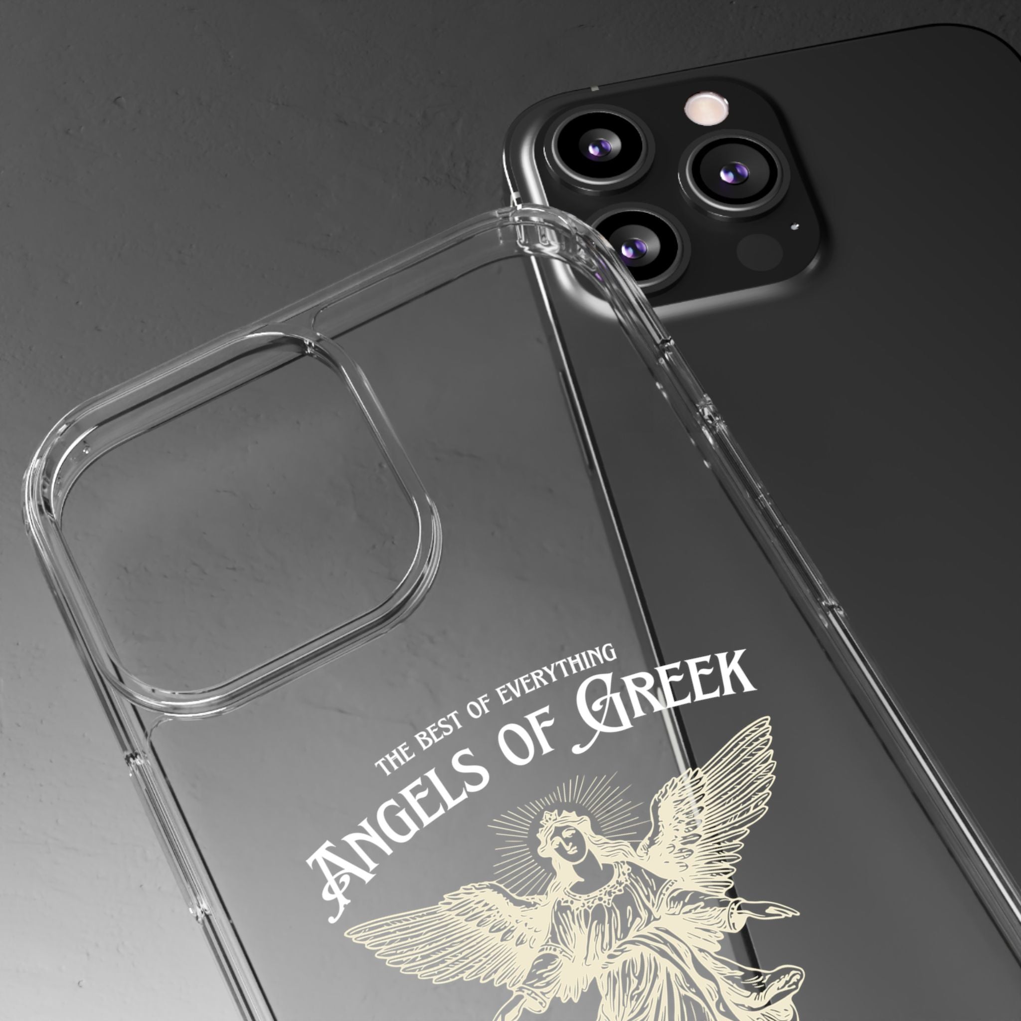 "Angels of Greek" Clear Phone Case - Phone Case - Lufora