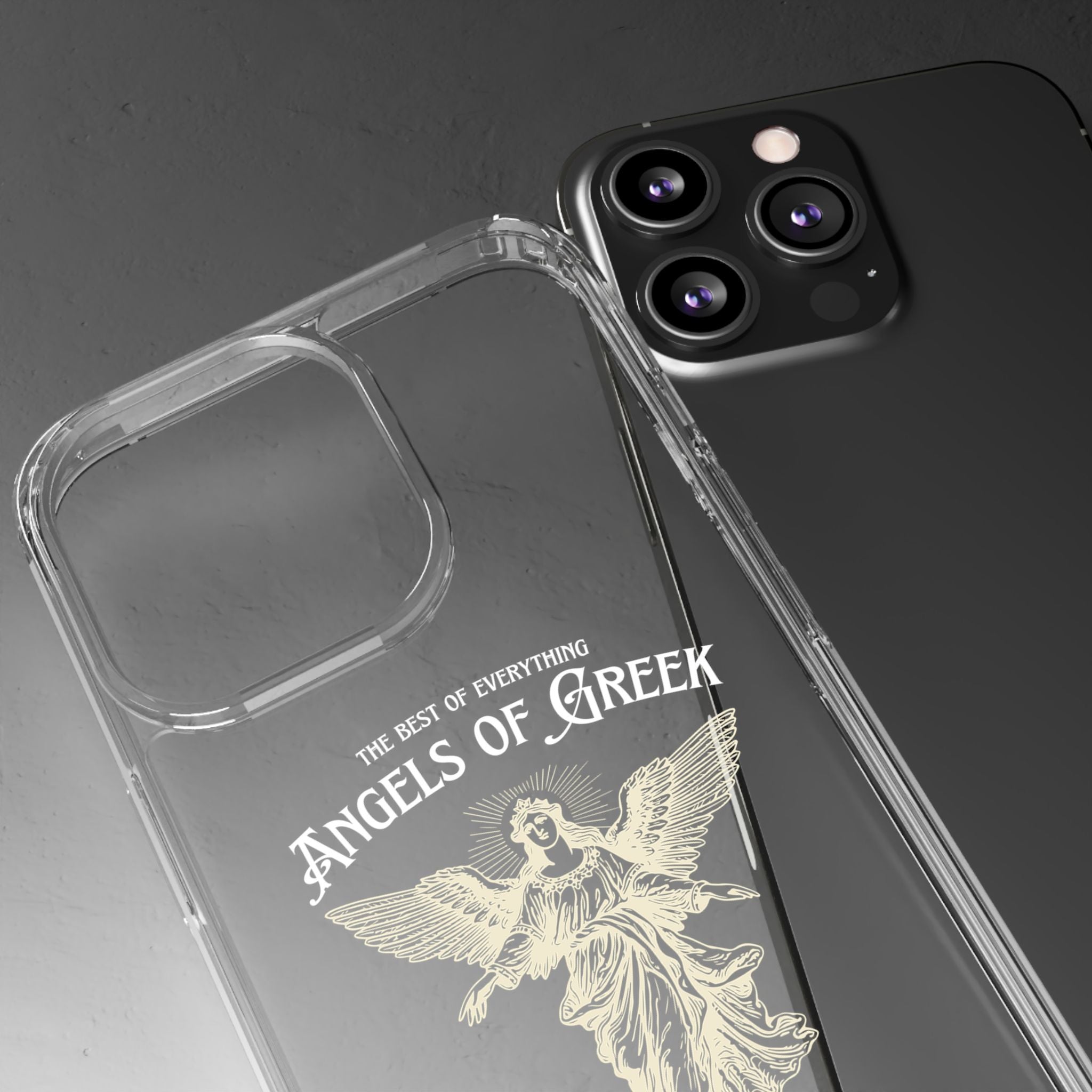 "Angels of Greek" Clear Phone Case - Phone Case - Lufora