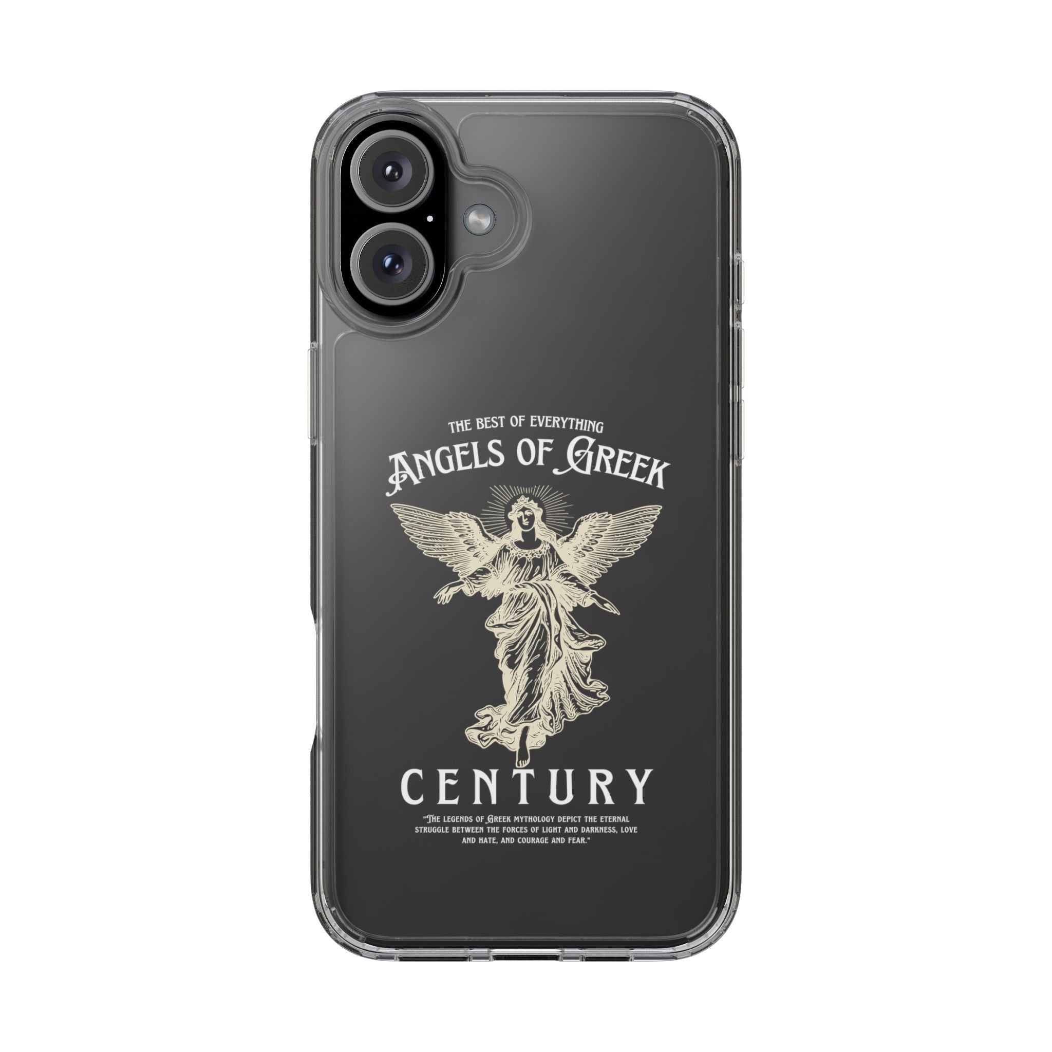 "Angels of Greek" Clear Phone Case - Phone Case - Lufora