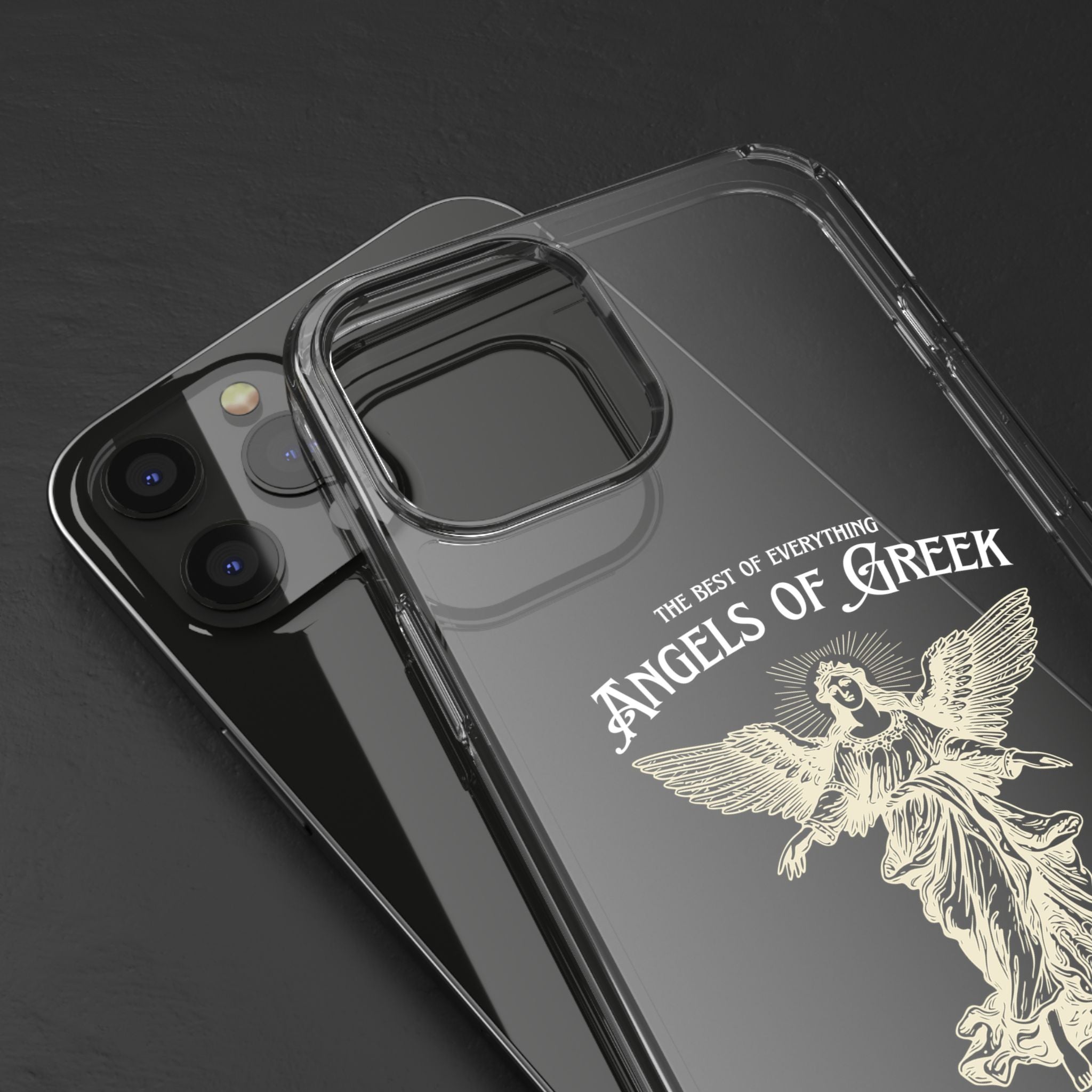 "Angels of Greek" Clear Phone Case - Phone Case - Lufora