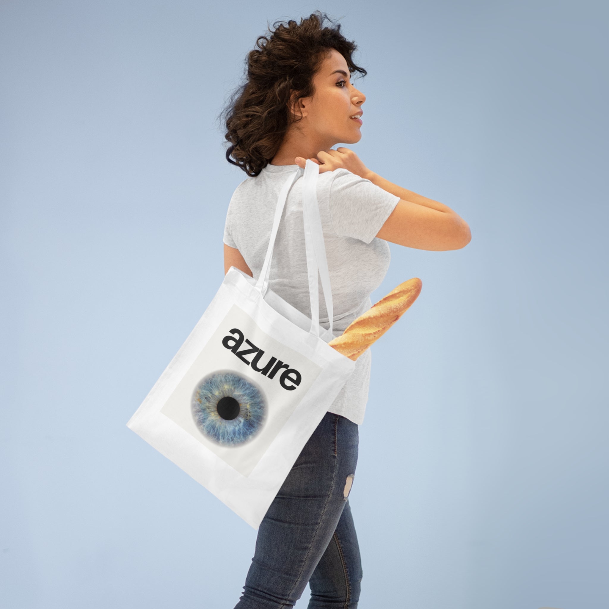 "Azure Eye" Unisex Tote Bag - Bags - Lufora