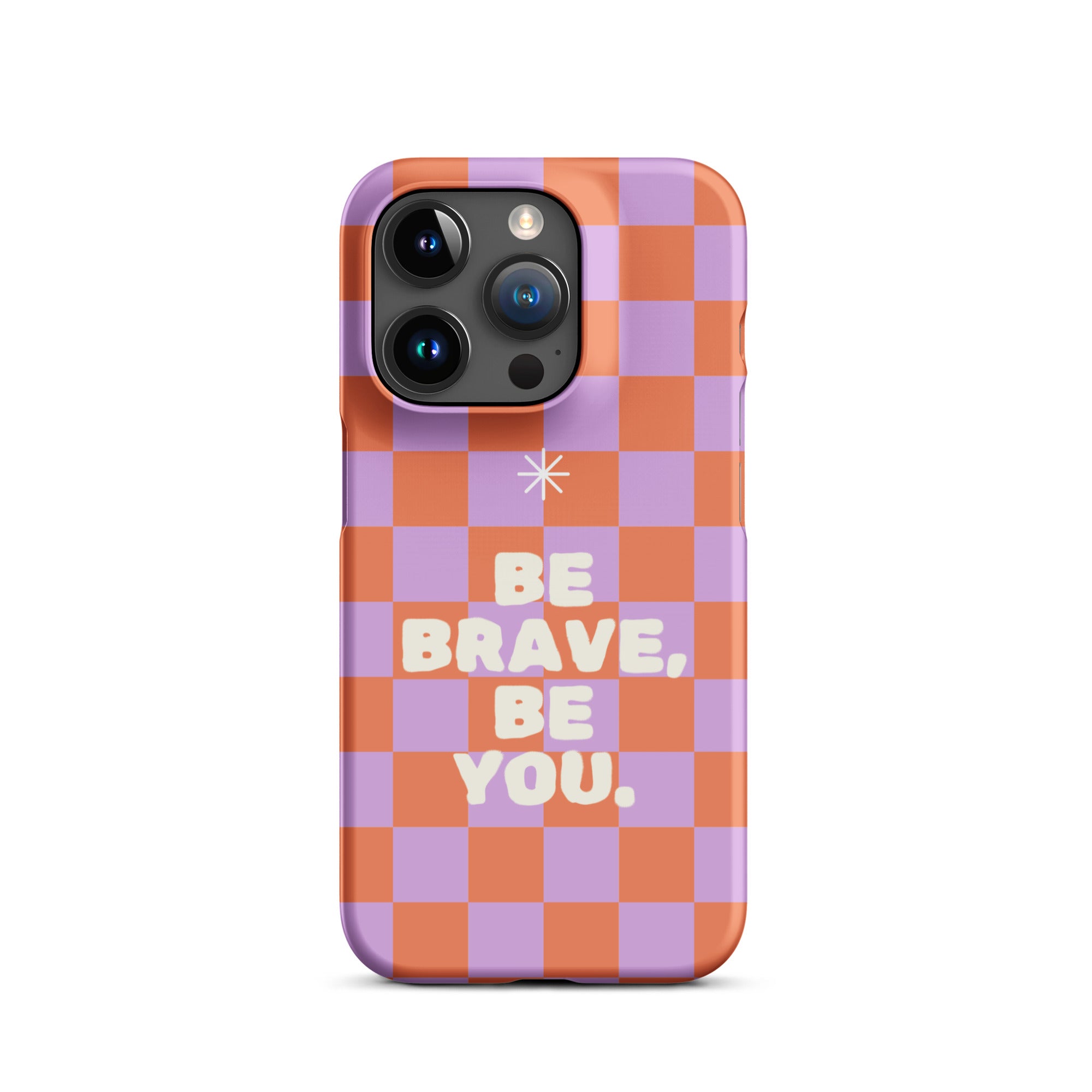 "Be Brave, Be You" iPhone Snap Case - Phone Case - Lufora