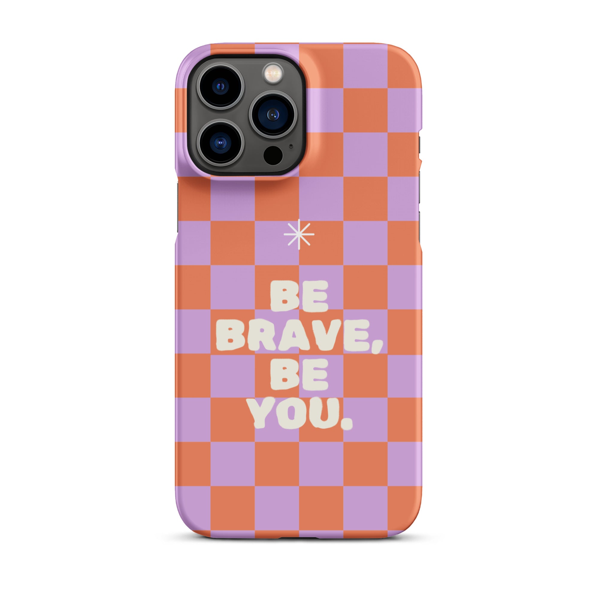 "Be Brave, Be You" iPhone Snap Case - Phone Case - Lufora