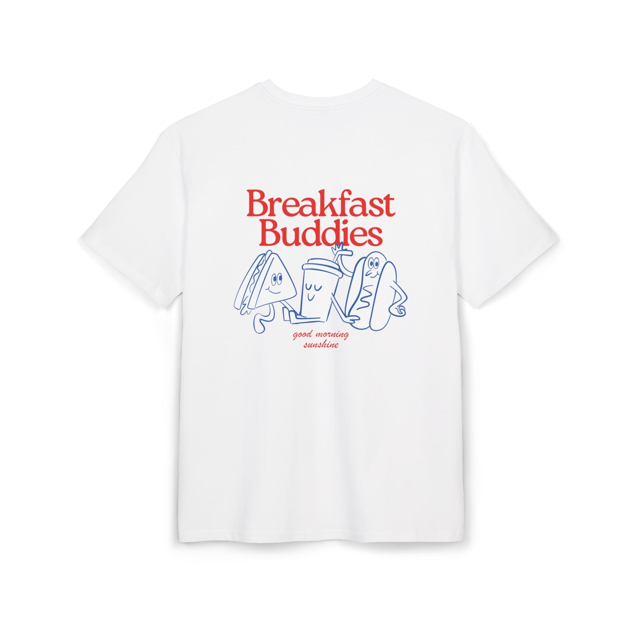 "Breakfast Buddies" Unisex Oversized T-Shirt - T-Shirt - Lufora
