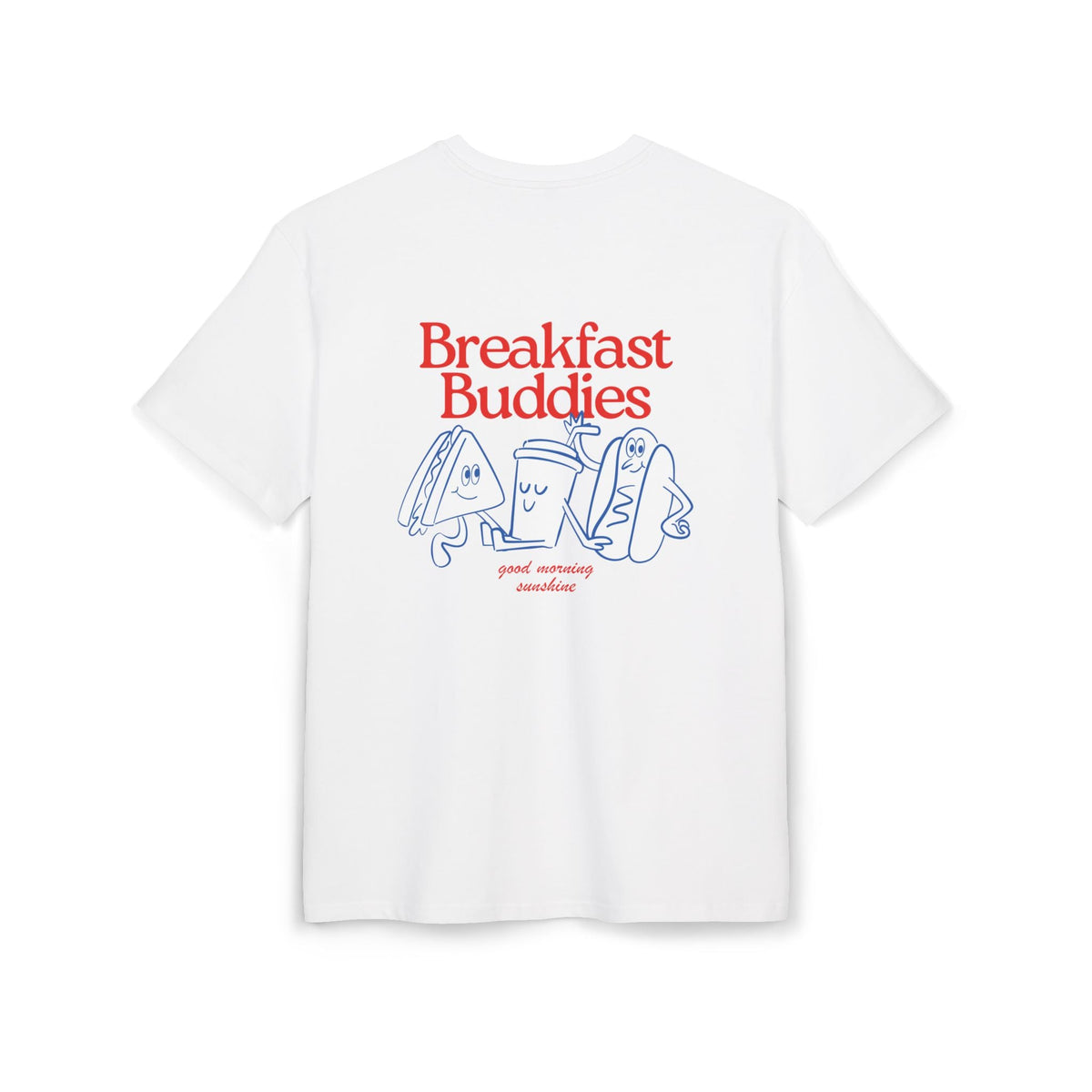 "Breakfast Buddies" Unisex Oversized T-Shirt - T-Shirt - Lufora