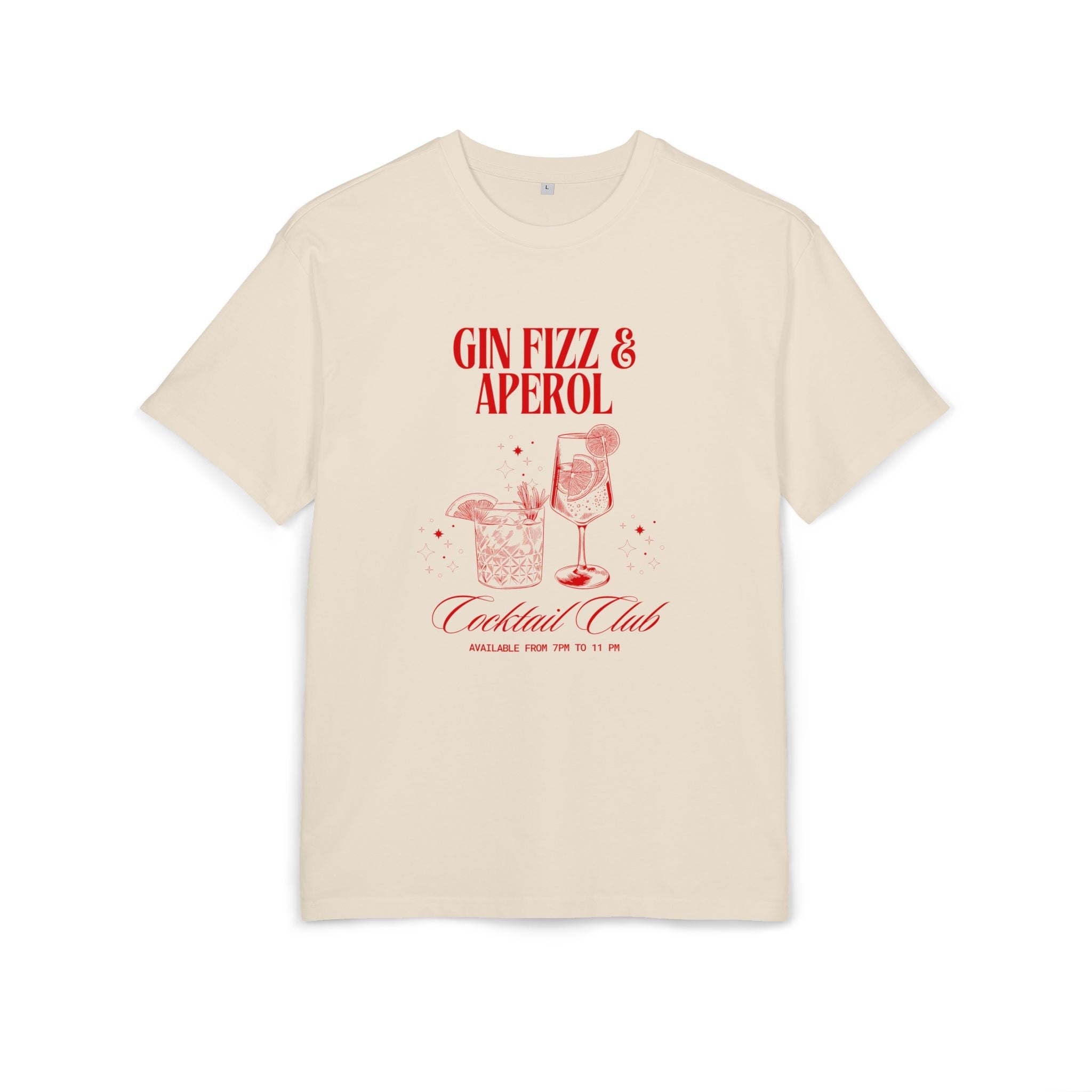 "Cocktail Club" Unisex Oversized T-Shirt - T-Shirt - Lufora