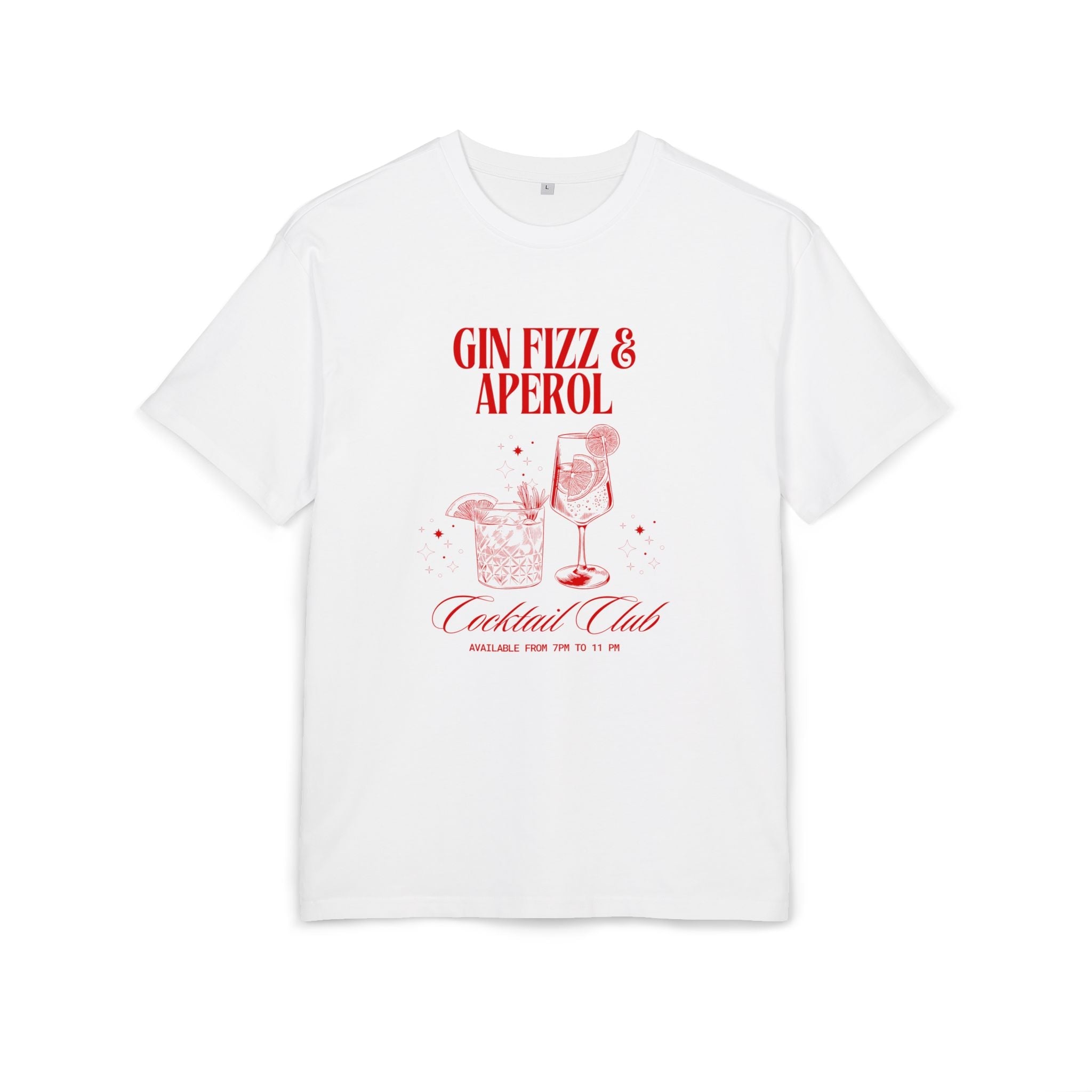 "Cocktail Club" Unisex Oversized T-Shirt - T-Shirt - Lufora