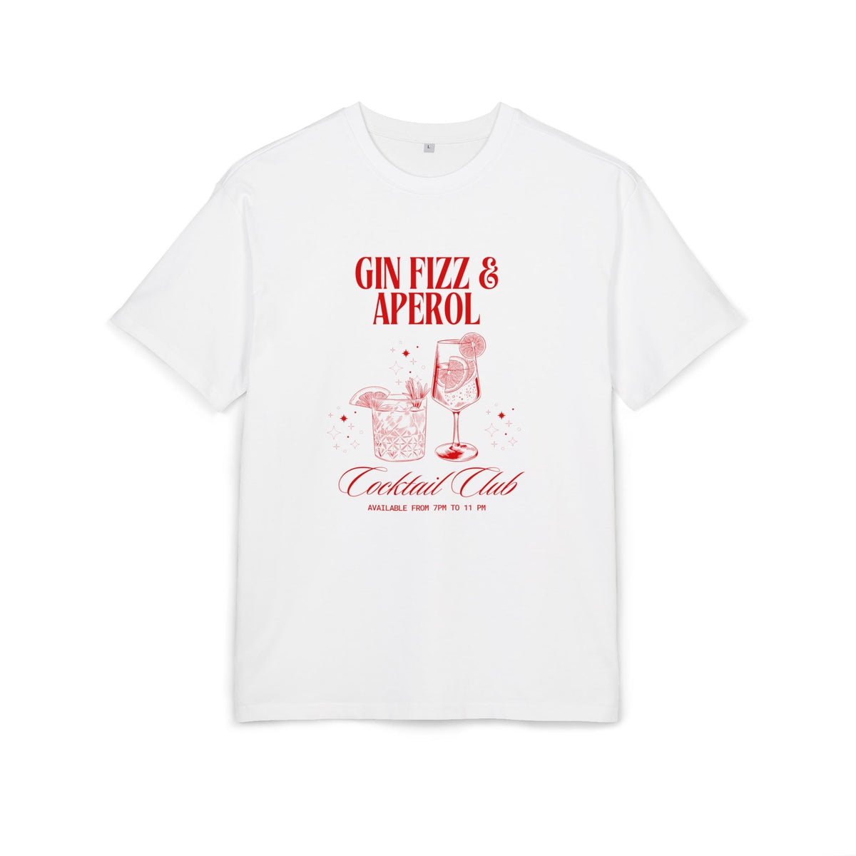 "Cocktail Club" Unisex Oversized T-Shirt - T-Shirt - Lufora