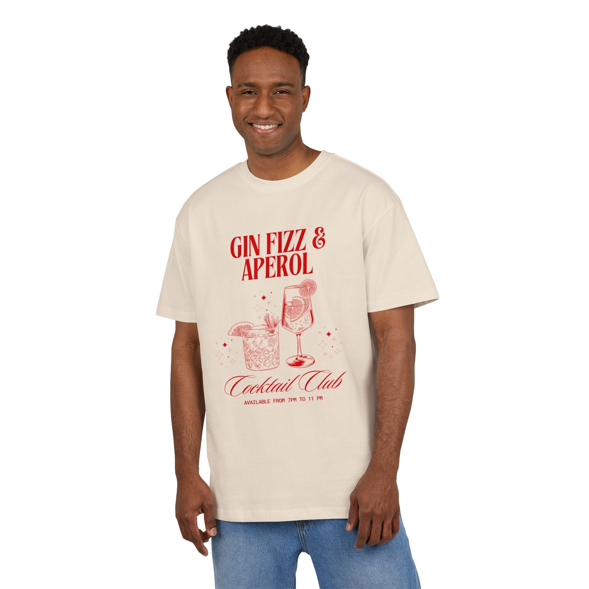 "Cocktail Club" Unisex Oversized T-Shirt - T-Shirt - Lufora
