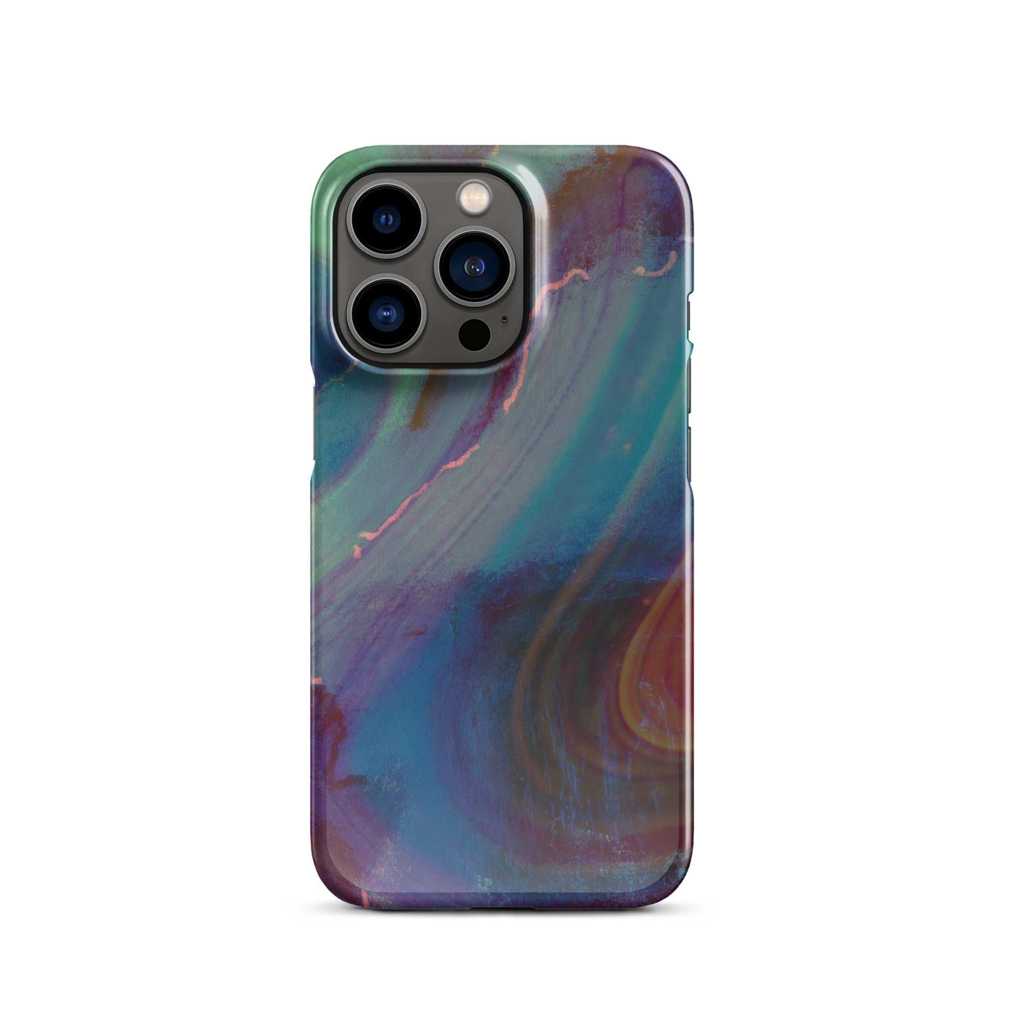 "Cosmic Waves" iPhone Snap Case - Phone Case - Lufora