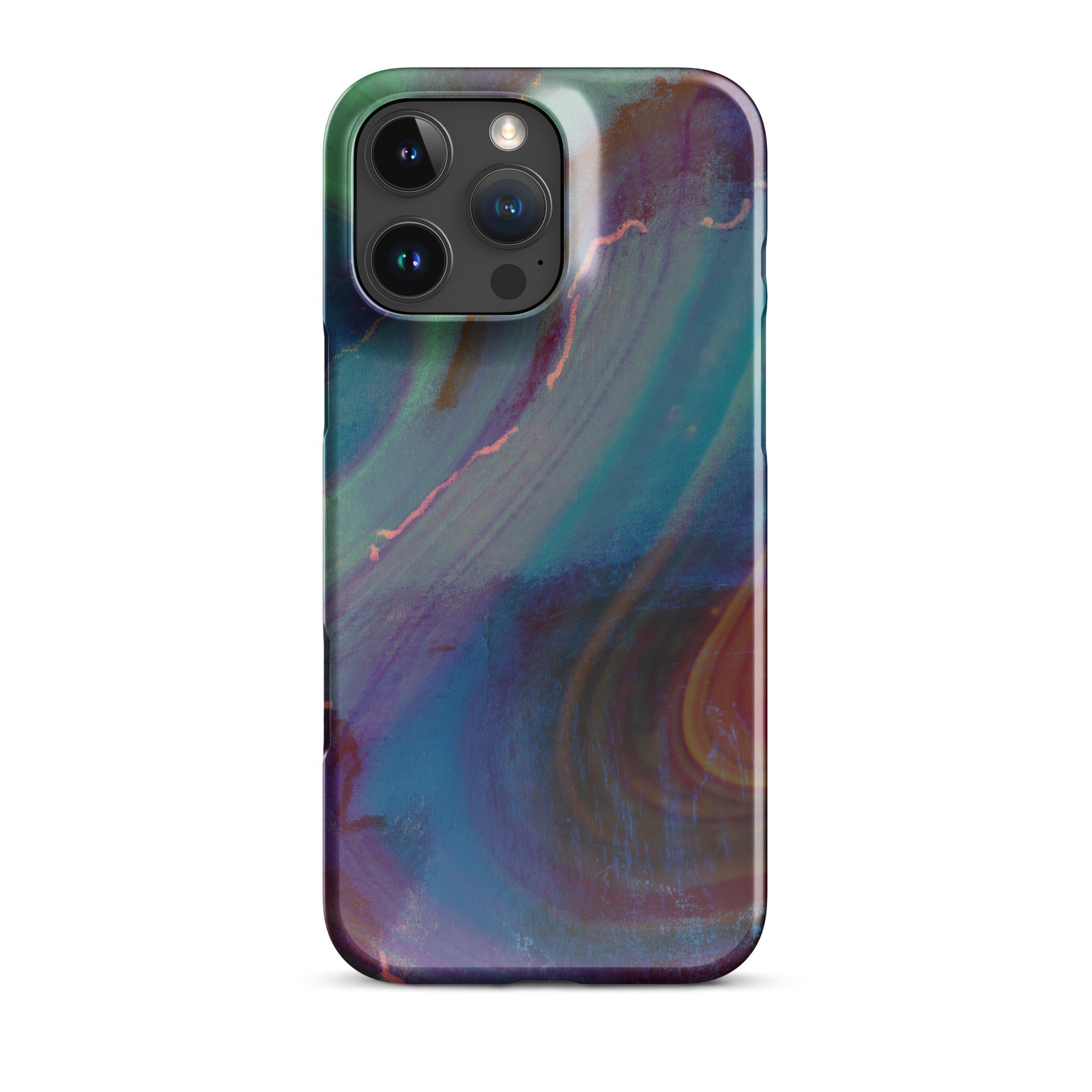 "Cosmic Waves" iPhone Snap Case - Phone Case - Lufora