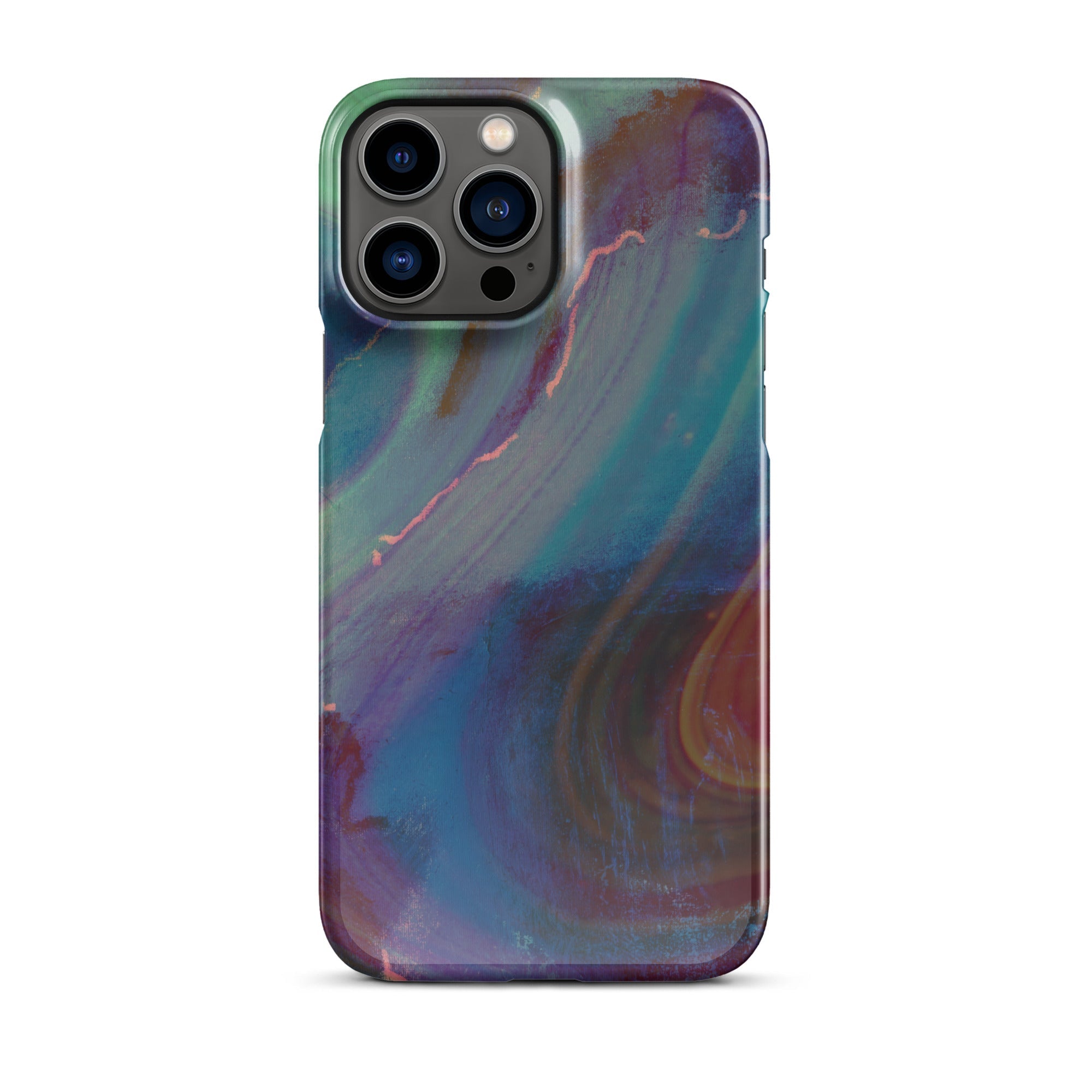 "Cosmic Waves" iPhone Snap Case - Phone Case - Lufora