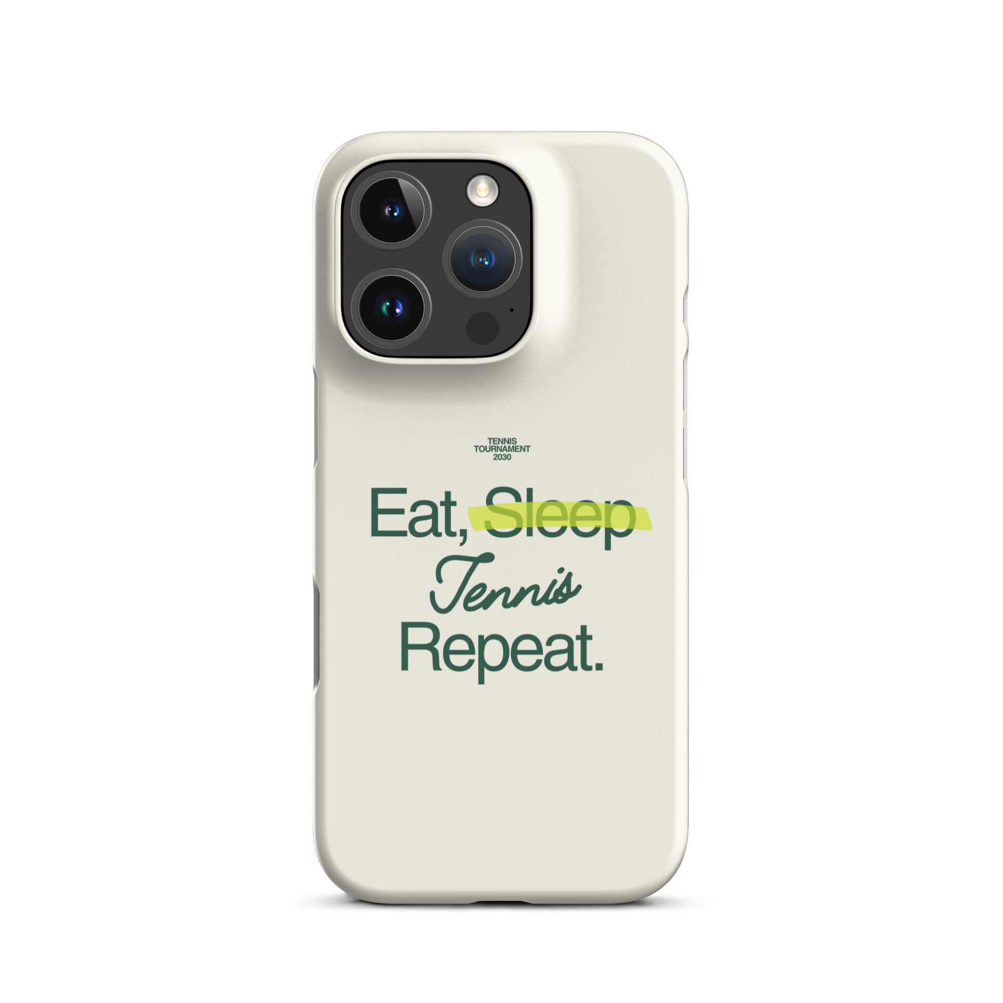 "Eat, Sleep, Tennis, Repeat" iPhone Snap Case - Phone Case - Lufora