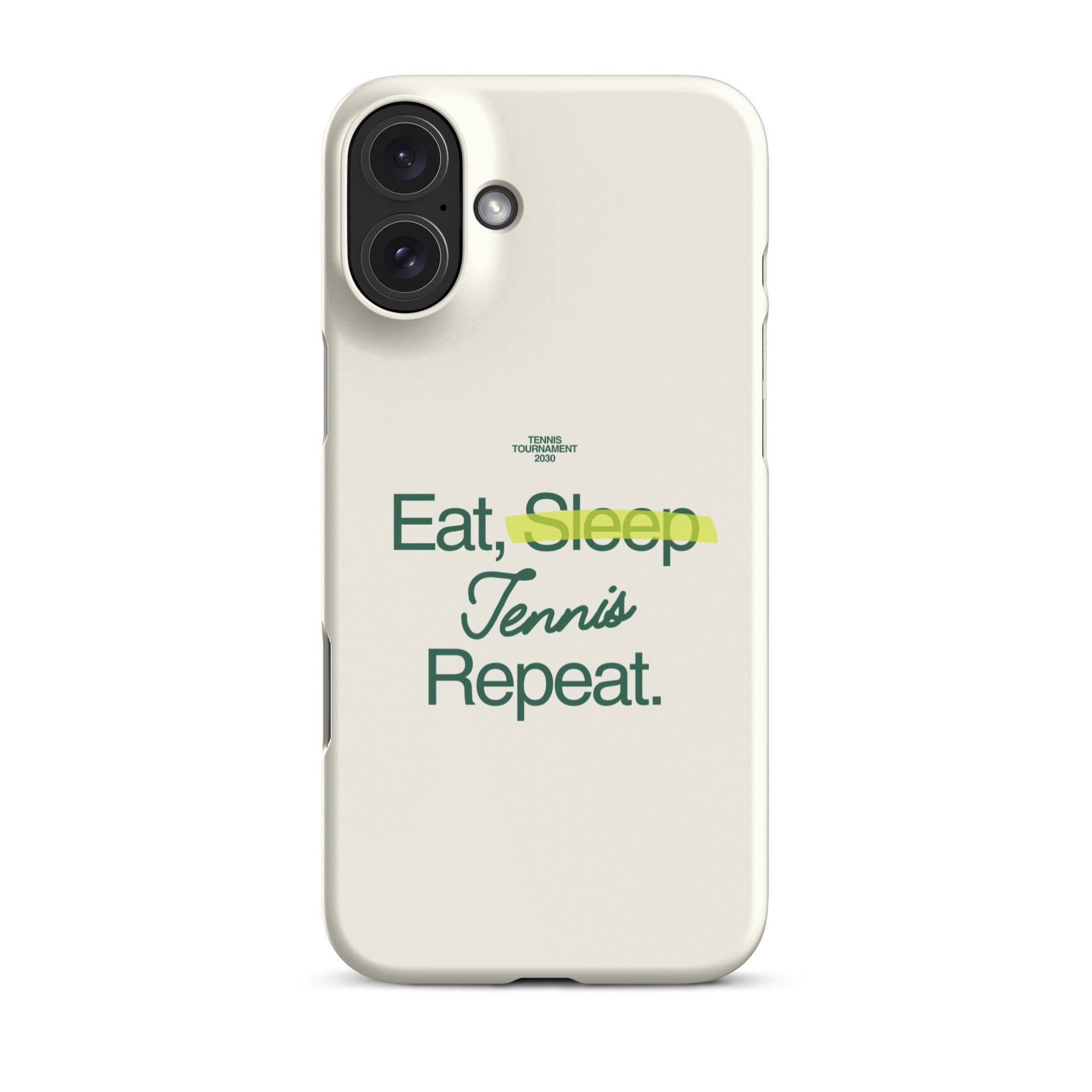 "Eat, Sleep, Tennis, Repeat" iPhone Snap Case - Phone Case - Lufora