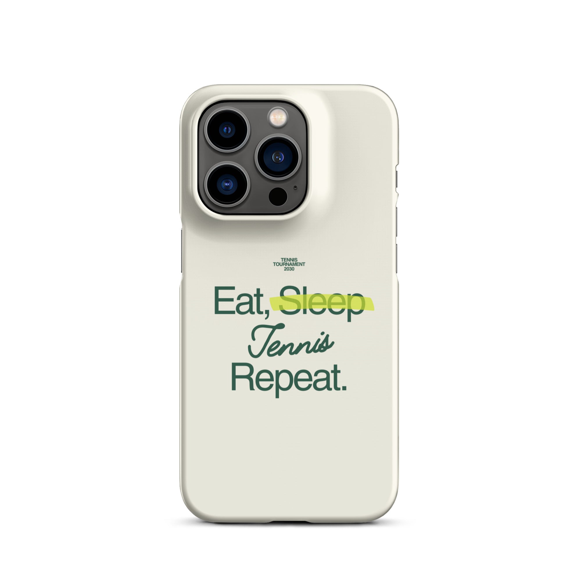 "Eat, Sleep, Tennis, Repeat" iPhone Snap Case - Phone Case - Lufora