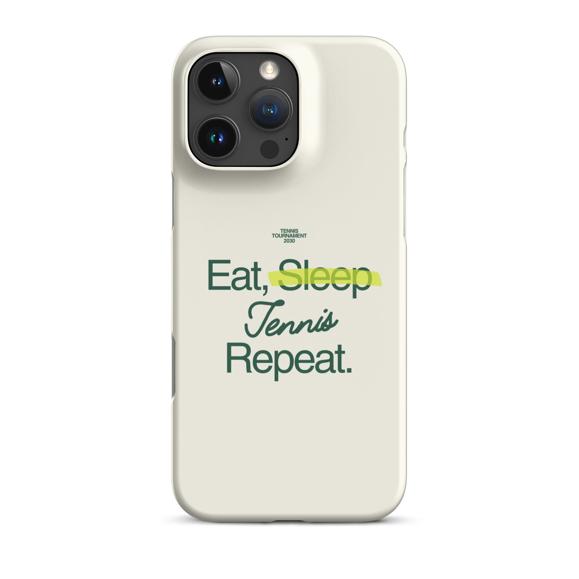"Eat, Sleep, Tennis, Repeat" iPhone Snap Case - Phone Case - Lufora