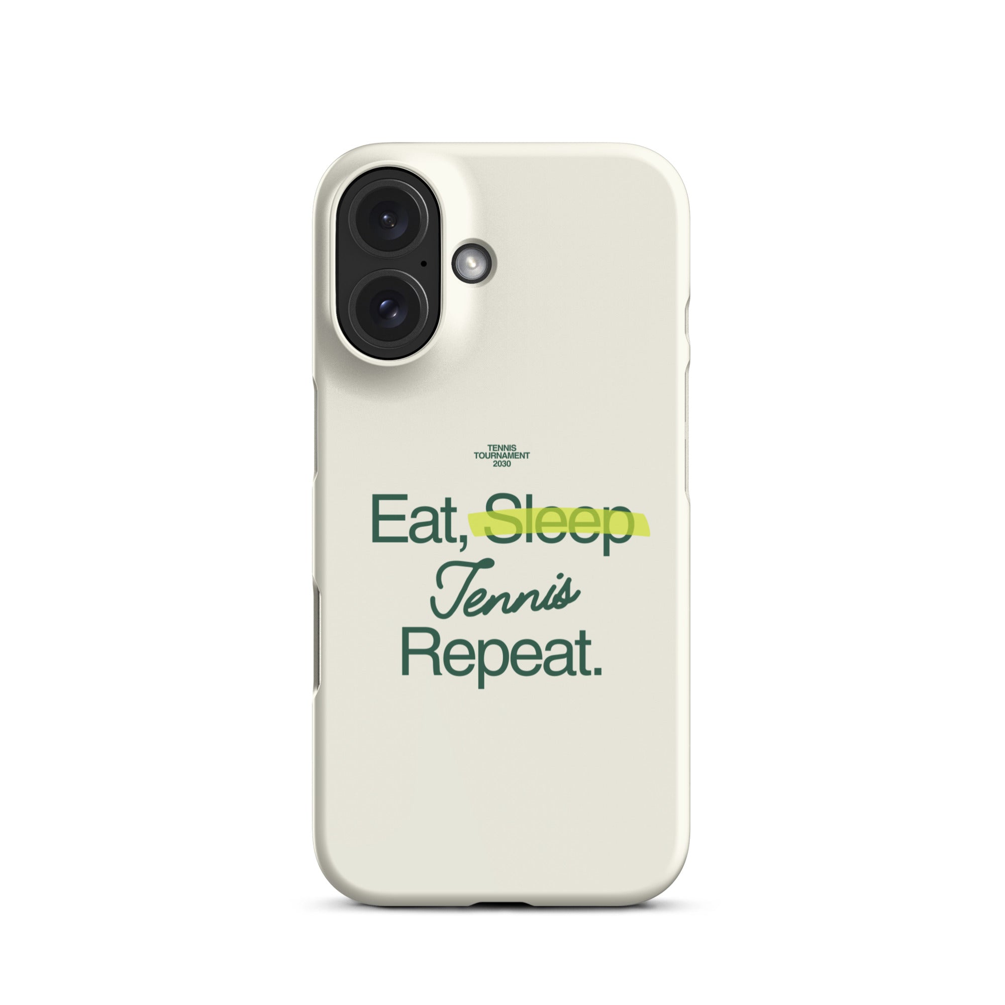"Eat, Sleep, Tennis, Repeat" iPhone Snap Case - Phone Case - Lufora