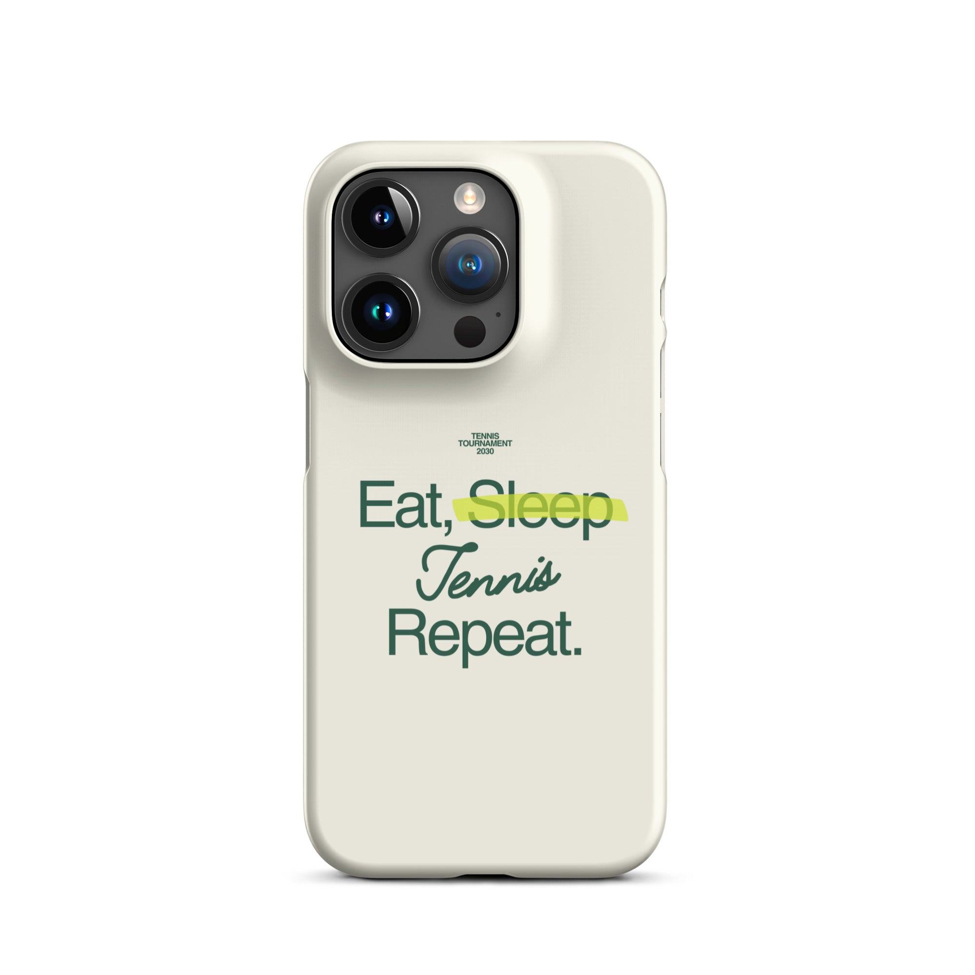 "Eat, Sleep, Tennis, Repeat" iPhone Snap Case - Phone Case - Lufora