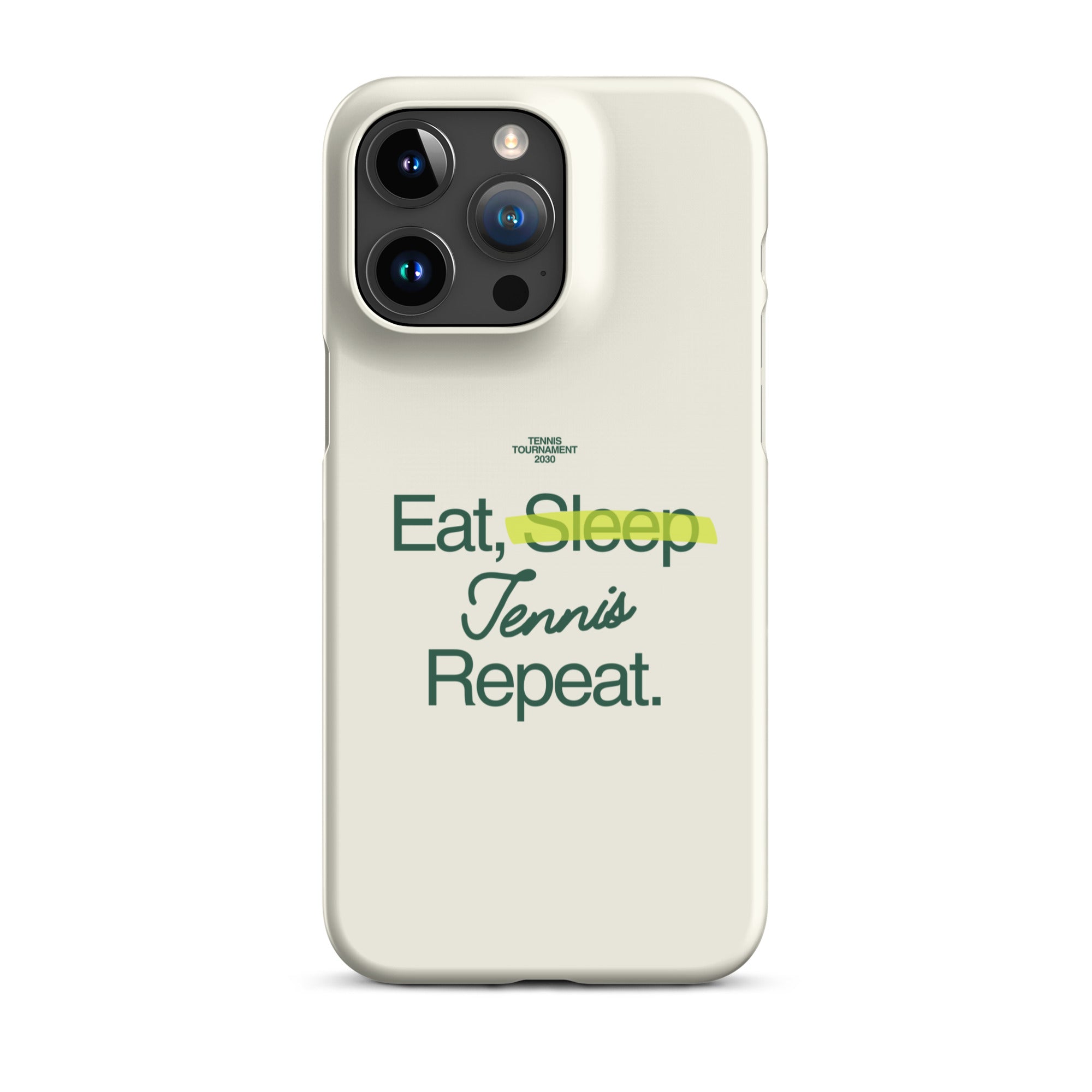 "Eat, Sleep, Tennis, Repeat" iPhone Snap Case - Phone Case - Lufora