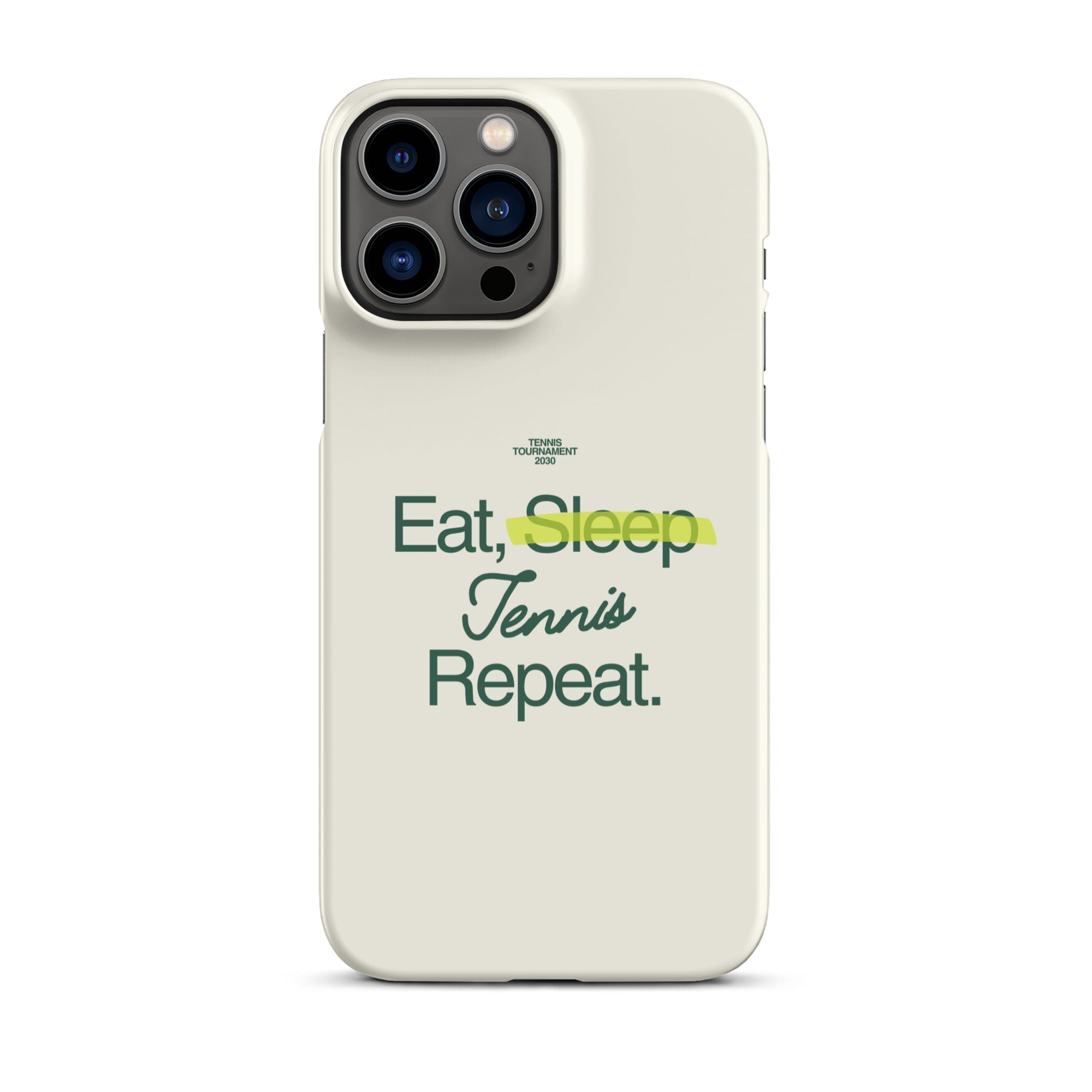 "Eat, Sleep, Tennis, Repeat" iPhone Snap Case - Phone Case - Lufora