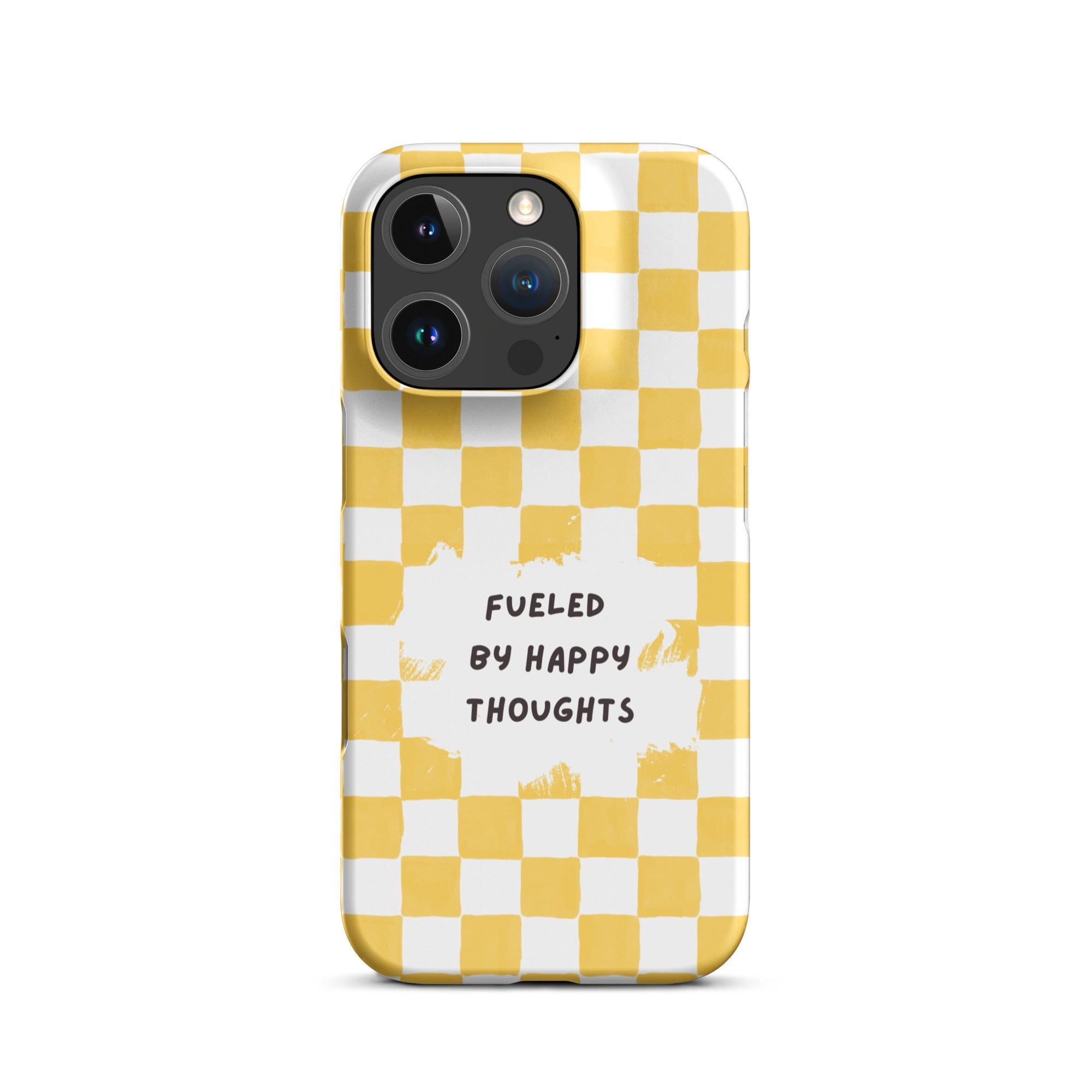 "Fueled By Happy Thoughts" iPhone Snap Case - Phone Case - Lufora