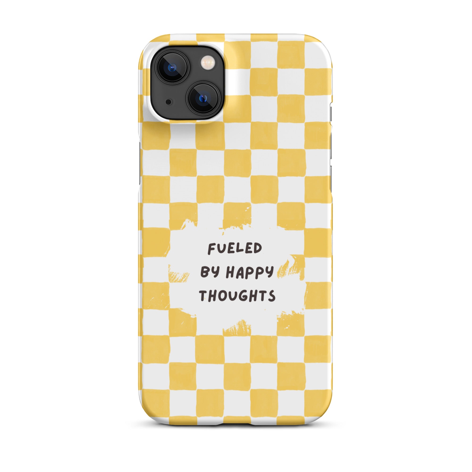 "Fueled By Happy Thoughts" iPhone Snap Case - Phone Case - Lufora