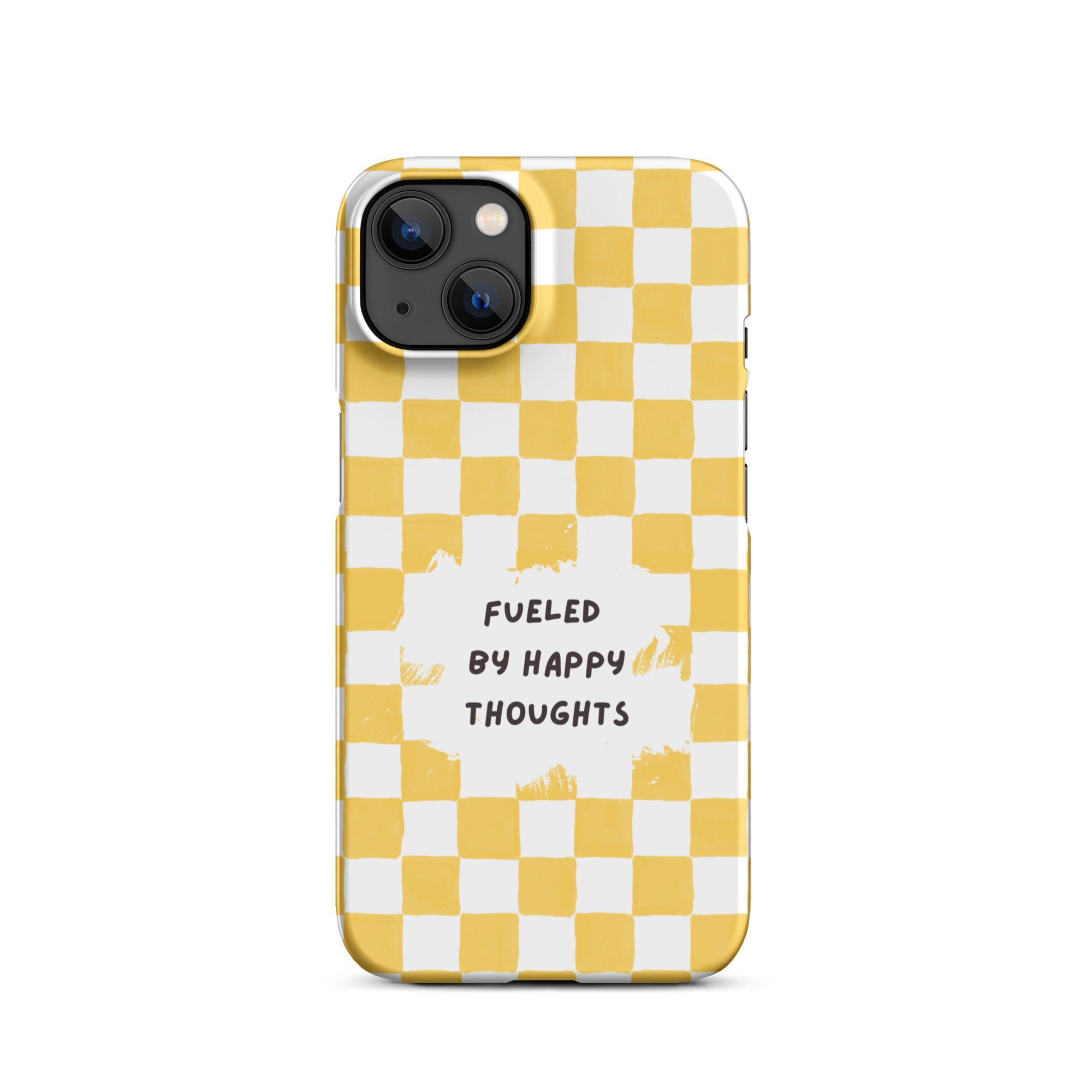 "Fueled By Happy Thoughts" iPhone Snap Case - Phone Case - Lufora