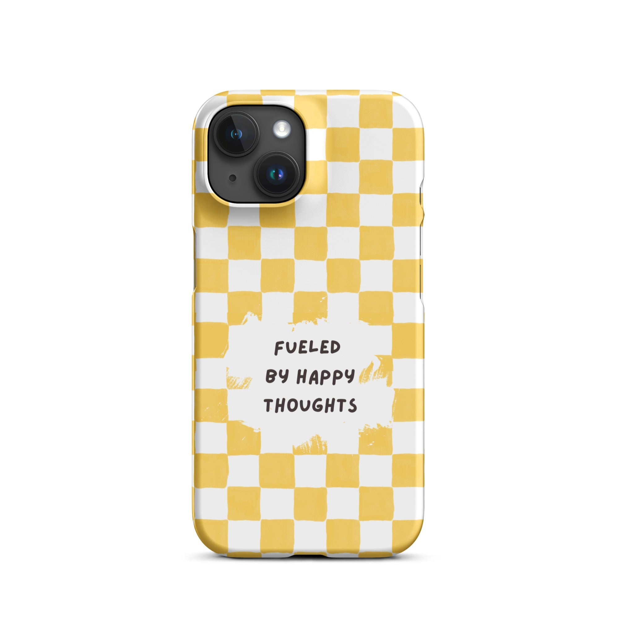 "Fueled By Happy Thoughts" iPhone Snap Case - Phone Case - Lufora