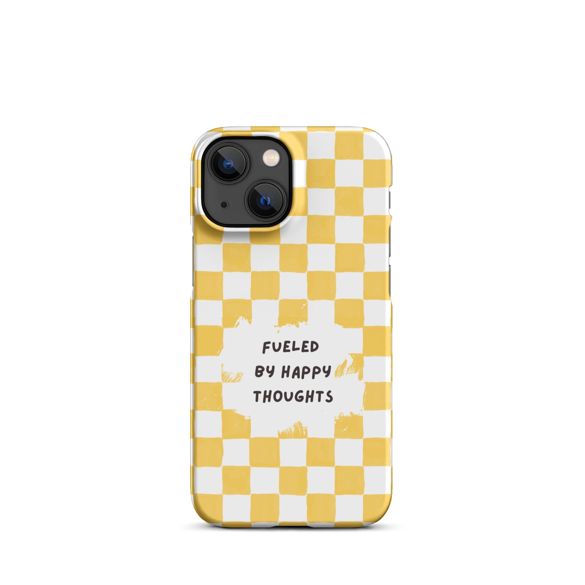 "Fueled By Happy Thoughts" iPhone Snap Case - Phone Case - Lufora