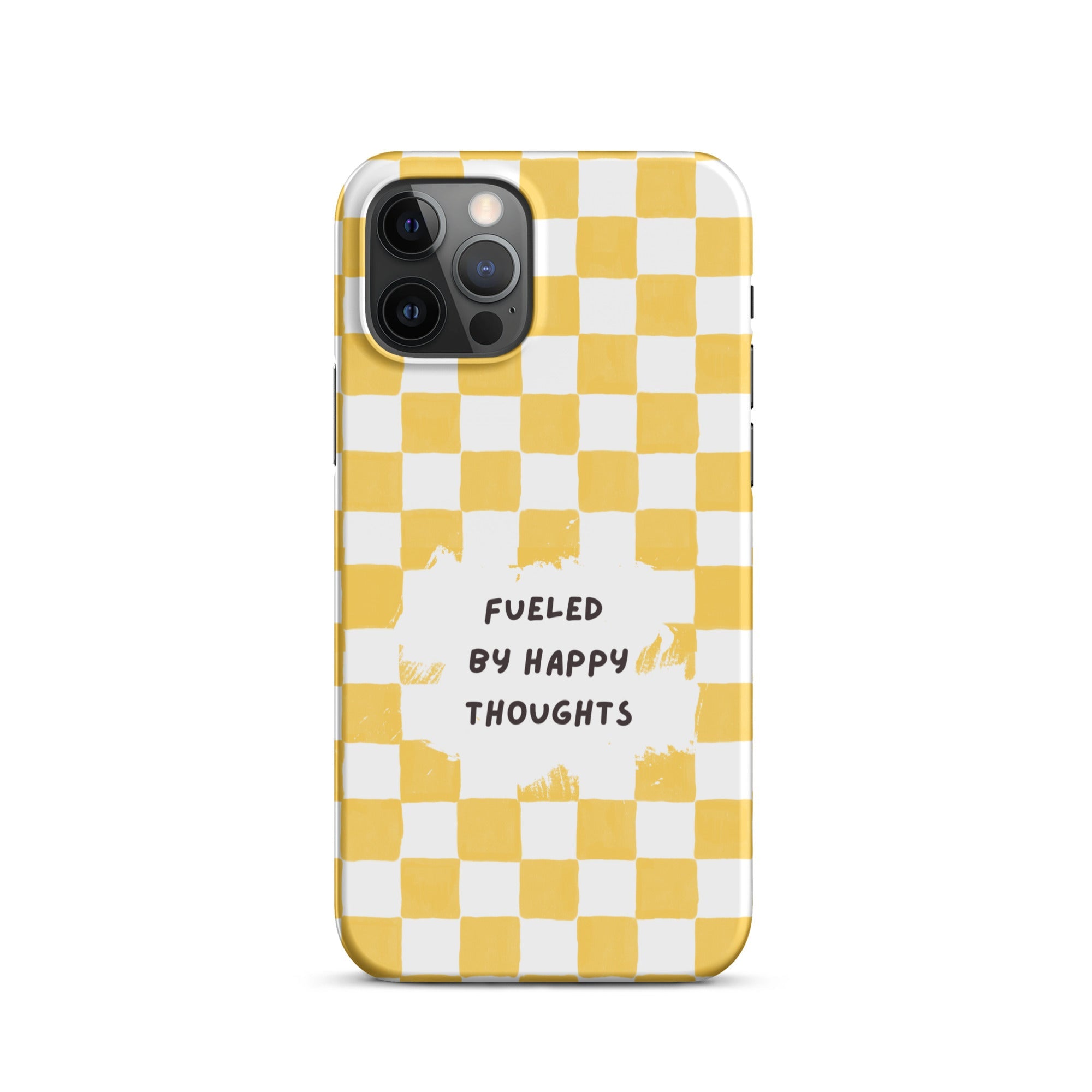 "Fueled By Happy Thoughts" iPhone Snap Case - Phone Case - Lufora