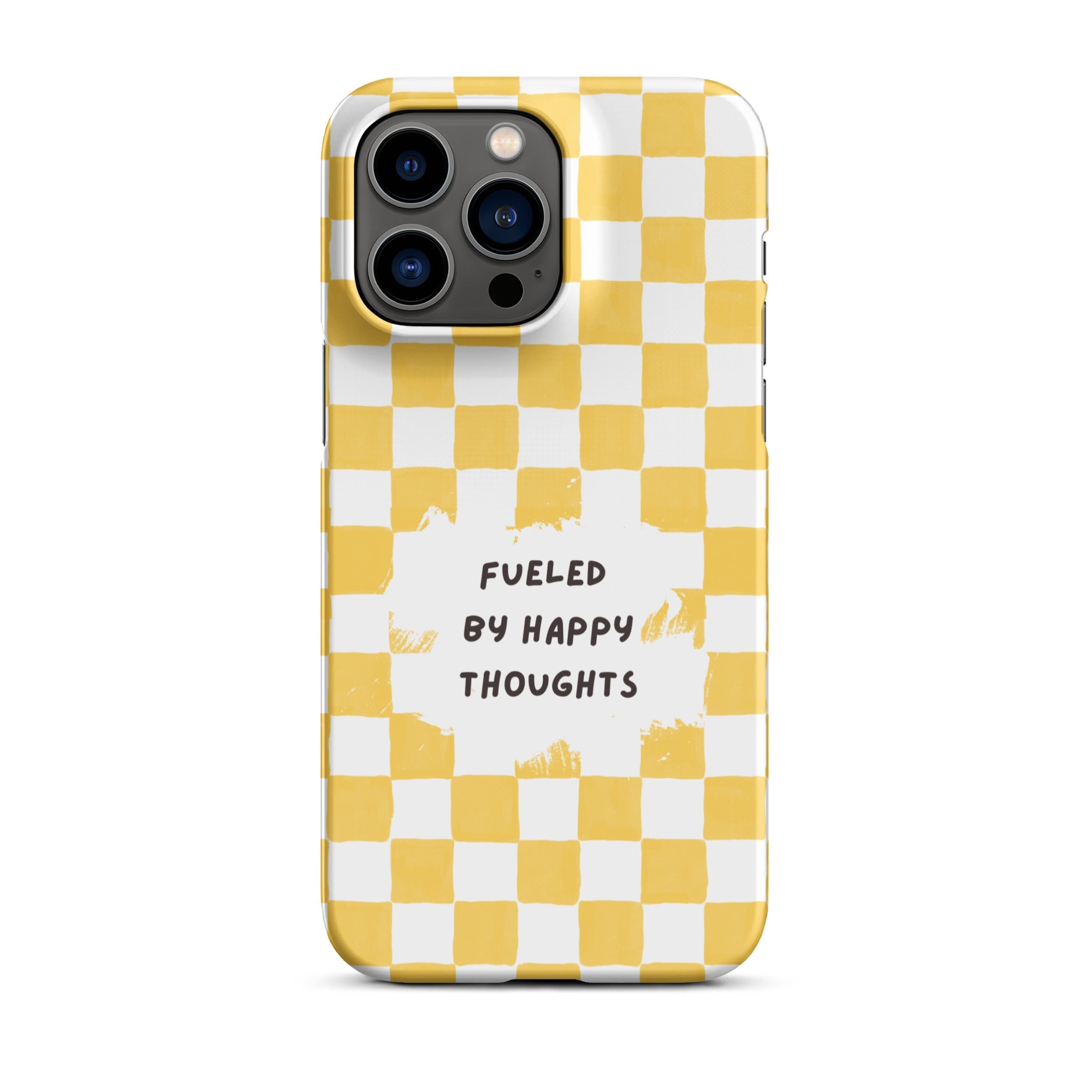 "Fueled By Happy Thoughts" iPhone Snap Case - Phone Case - Lufora